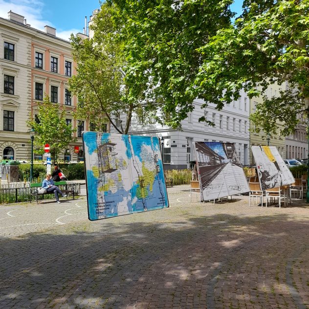 THINK GLOBAL, DRAW LOCAL — Kunst und Klima am Sobieskiplatz, Wien 9Fr 28. und Sa 29. Mai 2021ein Projekt von Olaf Osten und Maria C. Holter im Rahmen von "Kultur im Alser9rund"