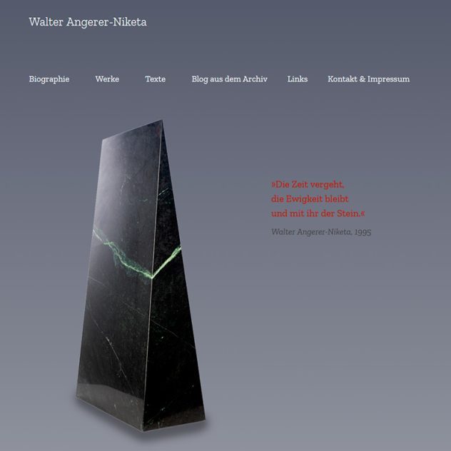 Website Walter Angerer Niketa